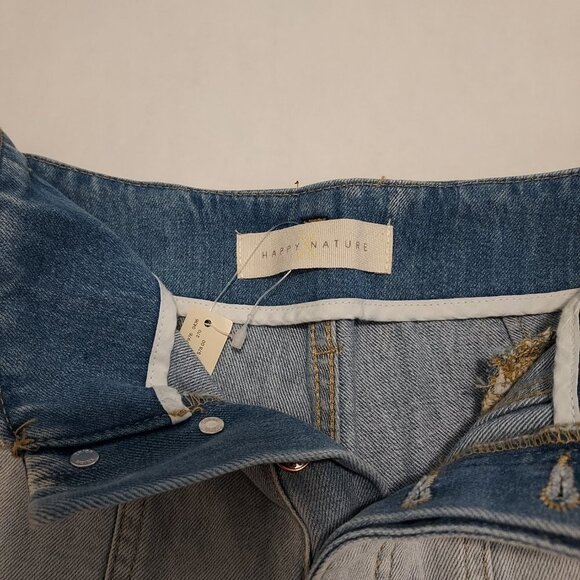 Happy Nature Ultra High Rise Seamed Shorts NWT - Picture 10 of 10